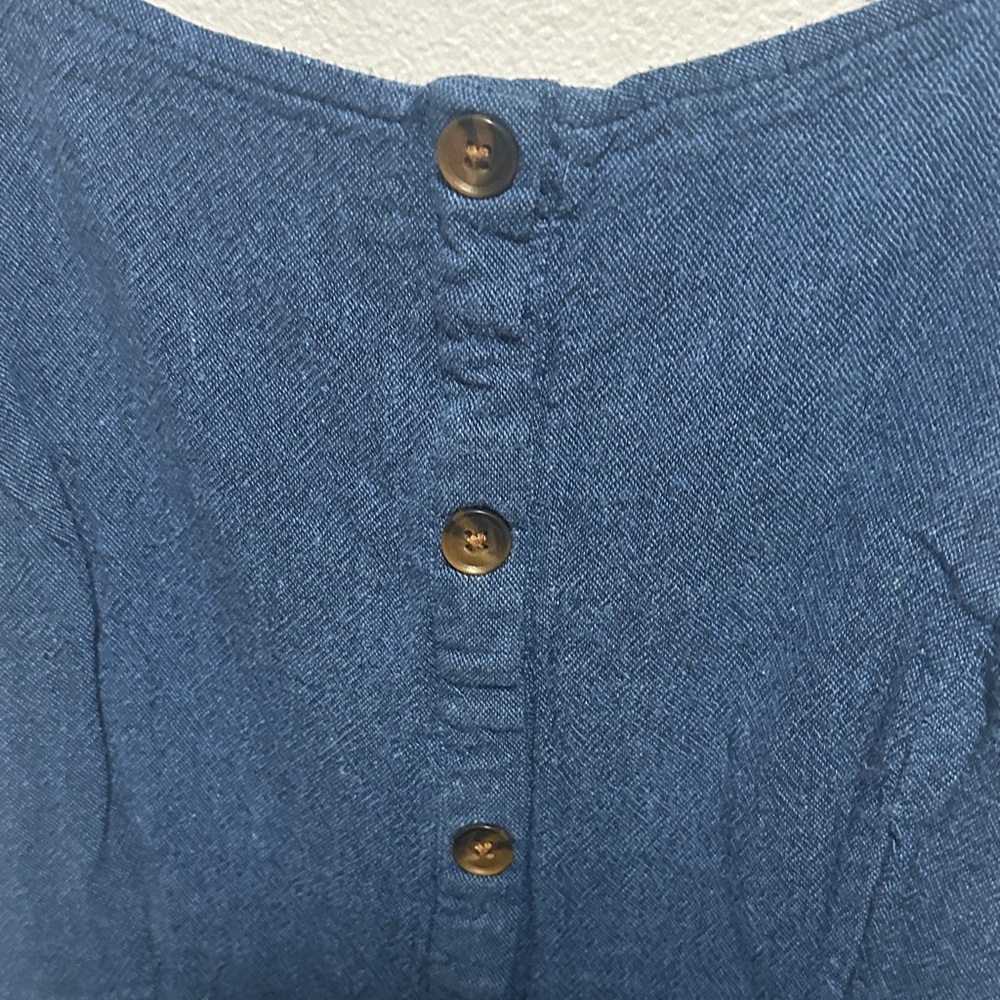 Old Navy Blue Denim style Midi Dress - Picture 5 of 7